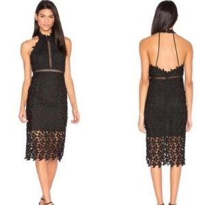 LAST CHANCE - Bardot Gemma Dress in Black Size 8/M